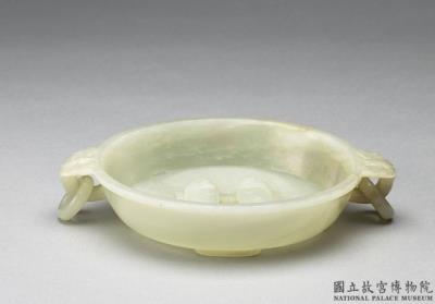 图片[2]-Jade washer with paired fish pattern, Qing dynasty (1644-1911)-China Archive